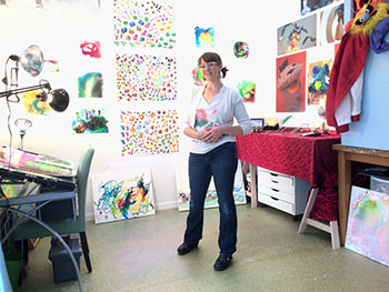 UConn Online Graduate Certificate Graduate and Student Kimberly Van Aelst shares her story from her puppet studio.
